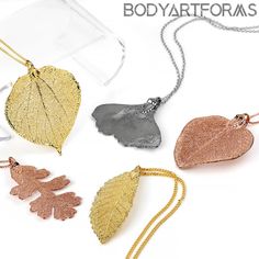 Ginkgo Leaf - Platinum Plated Sold as a single  Rhodium plated Kale Leaf, Elm Leaf, Cottonwood Leaf, Gold Leaf Necklace, Eucalyptus Leaf, Grape Leaf, Usa Jewelry, Ginkgo Leaf, Leaf Necklace