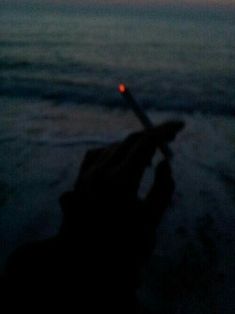 a person holding a baseball bat in their hand on the beach at sunset or dawn