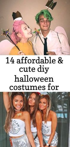 Fun Diy Halloween Costumes, Cute Diy Halloween Costumes, Cosmo And Wanda Costume, Seven Dwarfs Costume, College Halloween Costume Ideas, Cool Couple Halloween Costumes, Cosmo Wanda, College Halloween Costume