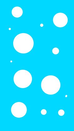 white bubbles floating in the air on a blue background