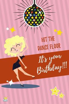 Dancing Birthday Wishes, Cute Happy Birthday Messages, Happy Birthday Dance, Cute Birthday Messages, Happy Birthday Dancing, Cool Happy Birthday Images, Happy Birthday For Her, Birthday Message For Friend, Birthday Dance