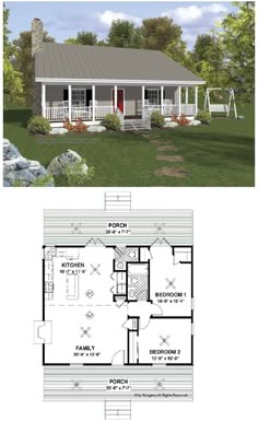 two story house plans with porches and covered front porch for small cabin floor plans