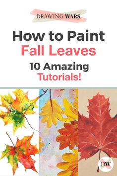 how to paint fall leaves in 10 easy steps