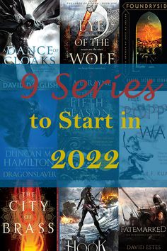 the cover of 9 series to start in 2092, including nine books and two novels