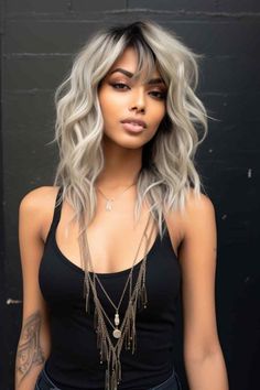 61 Trending Womens' Hairstyles Combine Octopus and Wolflette Cuts (Concept Design) - StileStack Avante Garde Hair, Edgy Blonde Hair, Shag Hairstyle, Hair Movement, Medium Length Wavy Hair, Granny Hair, Dark Brunette Hair, Hairstyle Trends, Hairstyles For Layered Hair