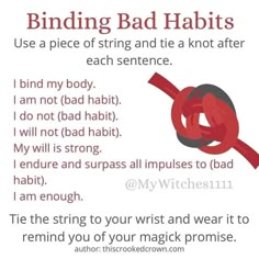 Break A Bad Habit Spell, Breaking Bad Habits Spell, How To Bind Someone Witchcraft, Spells To Break Bad Habits, Spell To Break Bad Habits, Break Bad Habits Spell, Bad Habit Spell, Binding Witchcraft, Bad Habits Spell