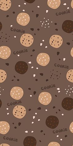 an image of cookies on a brown background