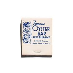 an oyster bar is shown on a white background