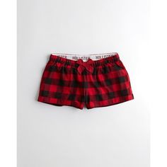 Flannel Pajama Shorts, Red Pjs Outfits, Red Plaid Shorts, Pyjamas Flannel, Pajamas Shorts Pattern, Red Shorts Outfit, Red Pjs, Clothes Tiktok, Pajamas Flannel