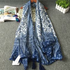 New Vintage Ethnic Silk Scarf Literature and Art Bali Yarn Blue and white porcelain Fringe Scarf Shawl

 

 

 
Material: Bali Yarn Linen Shawl, Linen Scarf, Tassels Decor, Linen Scarves, Scarf Material, Tassel Scarf, Blue And White Porcelain, Printed Silk Scarf, Fringe Scarf