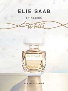 Elie Saab Le Parfum In White Cosmetics Social Media, Girl Of Now, Product Posters, Elie Saab Le Parfum, Luxury Graphic Design, Fashion Flyer, Perfume Ads, Cocktail Dress Classy, Cosmetic Creative