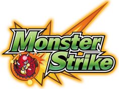 the monster strike logo is shown