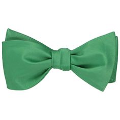 Now you can tie your own bow with this emerald green self-tie bow tie. Can be worn tied or untied. The adjustable band allows you to fit the bow to your neck size. Add a matching emerald green pocket square for a refined look. We recommend this shade for a medium green with just a hint of blue. See it in person by requesting a free color swatch. Product Features Self-tie bow tie Men's size Bow measures approximately 5" across and 2.5" high on the ends Adjustable for neck sizes approximately 15" Green Pocket Square, Mens Bow Ties, Color Swatch, Pocket Square, Emerald Green, Free Coloring, Emerald, Band, Green