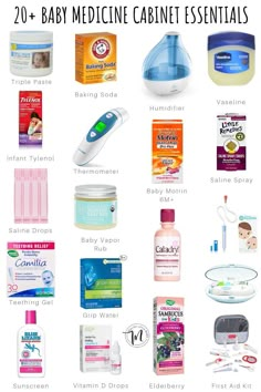 the top 20 baby medicine cabinet essentials for babies to use in their diaper