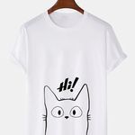 I found this amazing item in newchic with US$14.39,  14 days return or refund guarantee protect to us. I can also play lottery activity after confirmed  order to win the rich prizes.https://Newchic.vip/14NFb Cat Print, Crew Neck, T Shirts