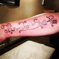 this too shall pass tattoo on the arm