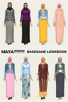 Basegame/  NOCC/ Mod-Free Sims4 Base Game Outfits, Sims Fits, Sims Skins, Sims4 Lookbook, Sims Family, Sims 4 Base Game, Ts4 Lookbook