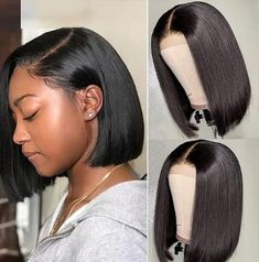 Women&apos;s 8 inch Wig Frontal Glueless Hair With Pre Plucked Hairline Density, #AD, ##Density, #advertisement, #Hairline, #Plucked, Wigs For Black Women, Lace Front Wig, Density, Lace Front, Human Hair, Black Women, Wigs, Human, Lace