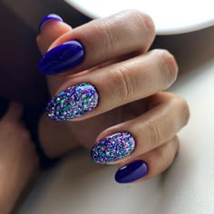 Light Blue Gel Nails Ideas, Teal Nails Turquoise, Blue And Purple Nails, Easy Pride Nails, Nails Acrylic Coffin Spring, Blue Sparkly Nails, Nail 2023 Spring, Spring Nail 2023, Nails 2022 Spring