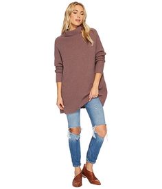 Free People Ottoman Slouchy Tunic | Zappos.com Slouchy Sweater Outfits, Slouchy Sweater, Free People Tunic, Sweater Dress Women, Ribbed Knit Sweater, Free People Sweater, Tunic Sweater, Product Reviews, Fall Fashion