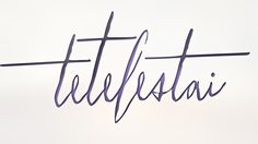 the word titelsiani written in cursive writing