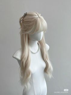 Cute Wig, Kawaii Wigs, Kawaii Hairstyles, Hair Tips Video, Blowout Hair, Hairdos For Curly Hair