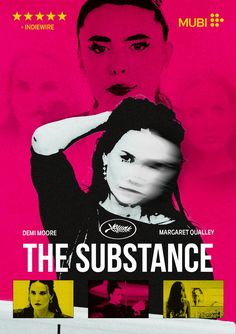 the substance movie poster with two women