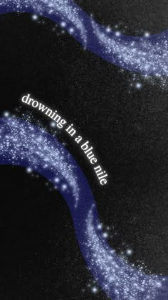 the cover of growing in a blue world, with stars and swirls on it