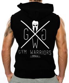 Sleeveless Gym Hoodie in Black | Gym generation – Gym Generation Look Casual