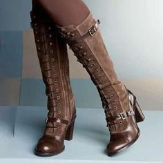 Home · Zshee · Online Store Powered by Storenvy 1940 Clothing, Boots Steampunk, Steampunk Boots, Mode Steampunk, Knee High Heels, Steampunk Style, Steampunk Clothing, Style Boots, Crazy Shoes