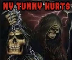 two skeletons with chains on their hands and the caption says, my funny hurts need no boyfriend gay to make me special