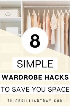 wardrobe hacks to save you space