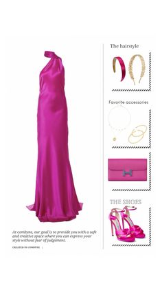 summer outfits/ spring outfits/ outfits ideas/ prom dresses/ prom ideas/ pink prom dress/ prom dress Pink Prom Dress, Pink Prom, Prom Ideas, Prom Makeup, Dress Prom, Pink Outfit, Outfits Spring, Girl Power, Silk Dress