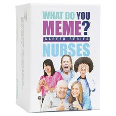 a box with the cover of what do you meme? career series nurses