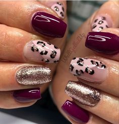 Cute Cheetah Nails, Cheetah Nail Designs, Nails Art Designs, Leopard Print Nails, Print Nails, Leopard Nails