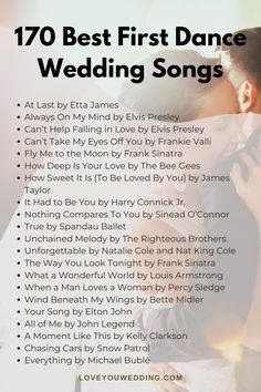 the top ten best first dance wedding songs for your special day, from lovewedding com