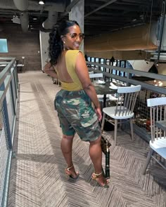 Vintage Camouflage Cargo Shorts – The Vault by Sacha Swimsuit Set, Black Women Fashion, Weekend Outfit, Curvy Outfits, African Fashion Dresses