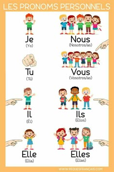 the french language poster showing different types of people