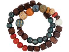 PRICES MAY VARY. Colorful Design: This bracelet features a vibrant array of ceramic and wooden beads in various colors, creating a bohemian and eye-catching look. Double Circle Style: The unique double circle design adds an extra touch of elegance and sophistication to this delicate bracelet. Versatile Accessory: Perfect for everyday wear or special occasions, this bracelet can complement a wide range of outfits and styles. Adjustable Fit: With its stretchy and flexible construction, the bracele Cheap Artisan Beaded Bracelets With Round Beads, Cheap Artisan Bracelets With Round Beads, Cheap Vintage Beaded Bracelets With Round Beads, Cheap Artisan Bracelets For Festivals, Cheap Round Beaded Bracelets For Everyday Use, Earth Color Bracelets, Cheap Bohemian Stretch Bracelet With Round Beads, Cheap Bohemian Round Beads Bracelets, Cheap Handmade Round Bracelets