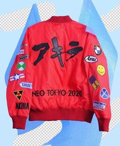 Akira Bomber Jacket Akira Jacket, Akira Fashion, Street Shopping, Neo Tokyo, Outfits Hombre, Concept Clothing, Cyberpunk Fashion, Future Outfit, Racing Jacket