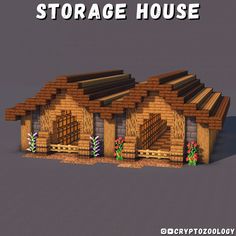 Storage Minecraft House, Mc Storage House, Medieval Storage Minecraft, Storage Build Minecraft, 3 Player Minecraft House, Minecraft Medieval Storage House, Storage Shed Minecraft, Minecraft Survival House Tutorials, Mc House Tutorial