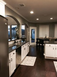 the kitchen is clean and ready for us to use in its new owner's home