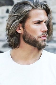 Long Hair And Beard, Guys Hairstyles, Trending Hairstyles For Men, Guy Haircuts Long, Guys Fashion, Men's Long Hairstyles, Men's Haircuts