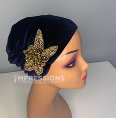 This stunning, pearl-adorned Velvet Turban with appliqué is available as seen, it is a must-have for the stylish, easy to wear.  Don't have time for that hair? This should get you covered.  Can be worn on full hair , has a lot of room because of its elastic material. it is lightweight can be worn as an accessory to compliment your outfit. Adjustable Gold Headscarf For Party, Gold Headwrap Headband, Gold Adjustable Headwrap, Adjustable Gold Headwrap, Gold Headband Turban One Size, Elegant Gold Headband Headwrap, Elegant Gold Headwrap Headband, Turbans For Women, Velvet Turban