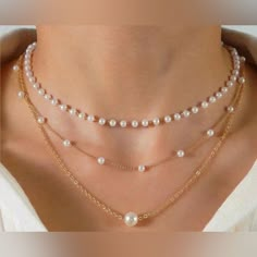 Bundle 3 Items For $30 Items Must Be Under $20 Material: Zinc Alloy Length: 15"-17.7" Top Rated Seller Quick Shipper Open To Offers 4000+ Listings Sold Fashion White, Pearl Choker Necklace, Pearl Choker, Jewelry Wedding, Elegant Jewelry, Necklace For Women, Women Fashion, Choker, Pearl Necklace