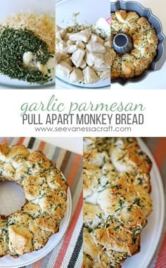 garlic parmesan pull apart monkey bread is an easy and delicious appetizer