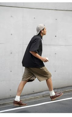 Timberland Boat Shoes Men Outfit, Boat Shoes Outfit Mens, Boat Shoes Outfit, Japanese Street Fashion Men, Timberland Boat Shoes, Mens Street Style Summer, Douyin Fashion, Bunny Fashion, Asian Streetwear