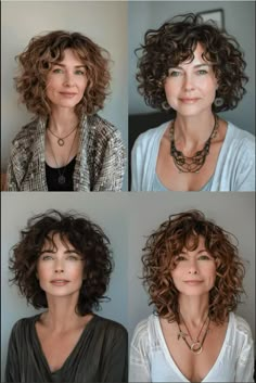 25 Charming Jaw-Length Curly Bob Hairstyles – StyleBliss Naturally Wavy Hair Cuts, Curly Hair Photos, Curly Hair Types