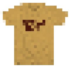 an image of a t - shirt that is made out of pixellated paper with the letter f on it