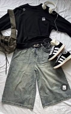 대학생 스타일, Downtown Outfits, Street Fashion Men Streetwear, Guys Clothing Styles, Fits Clothes, Neue Outfits, Streetwear Men Outfits, Casual Style Outfits